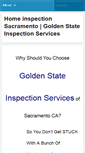 Mobile Screenshot of goldenstateinspectionservices.com
